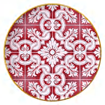 Blue / Red Qinghua detail image