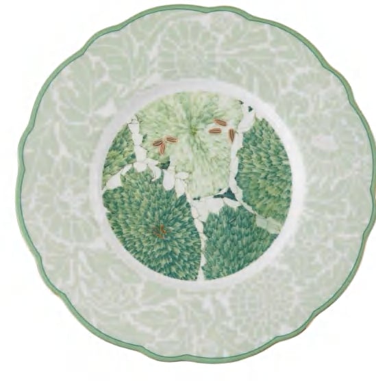 Emerald Garden Tapestry detail image