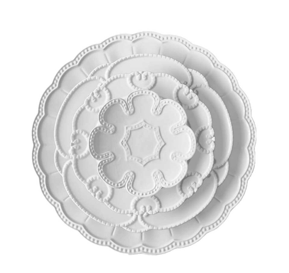 White Embossed cover image