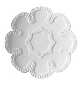 White Embossed detail image