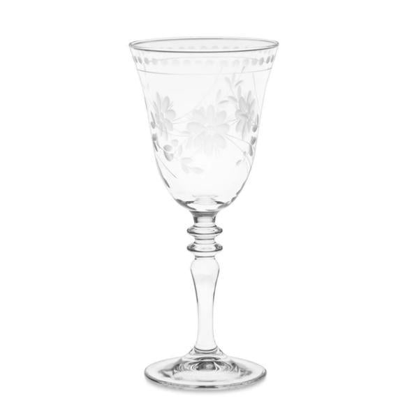 Engraving Flowers Glass detail image