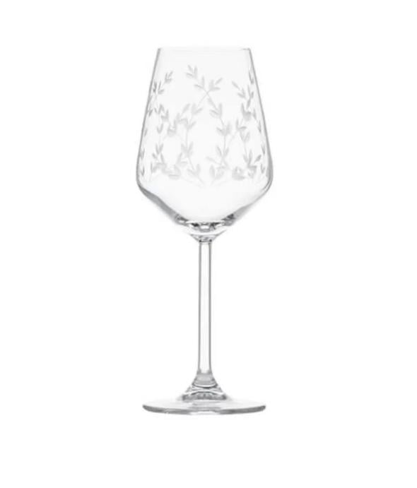 Engraving Leaves Glass detail image