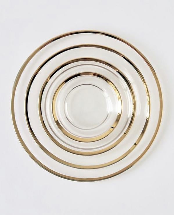 Abel Gold Rim Glasses detail image