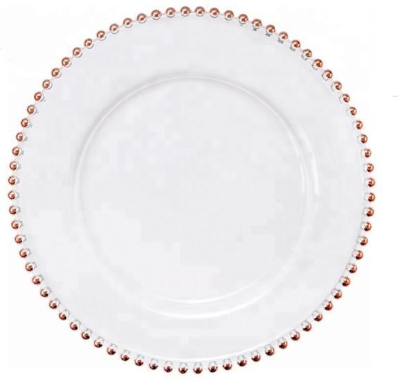 Beaded Glass Plate detail image