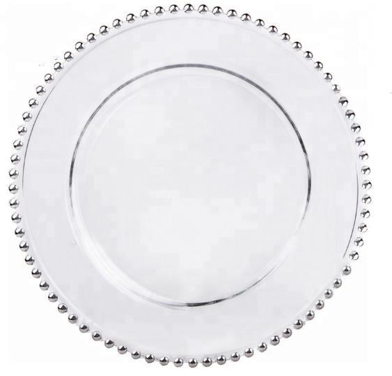 Beaded Glass Plate detail image