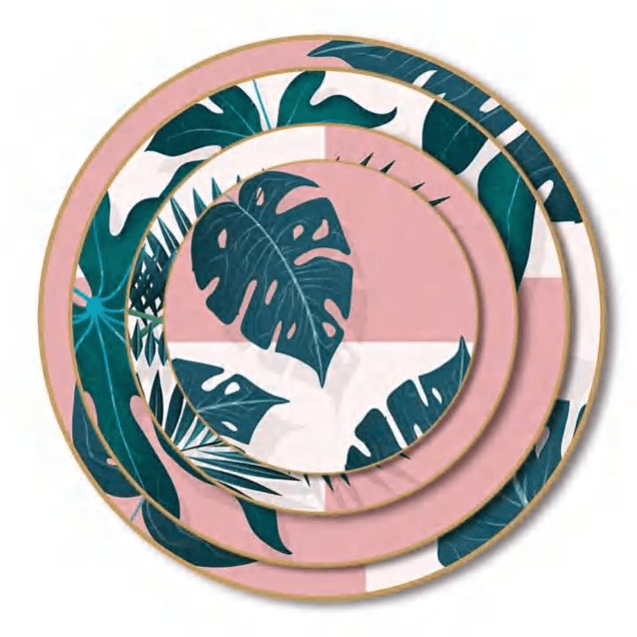 Pink & Leaves cover image