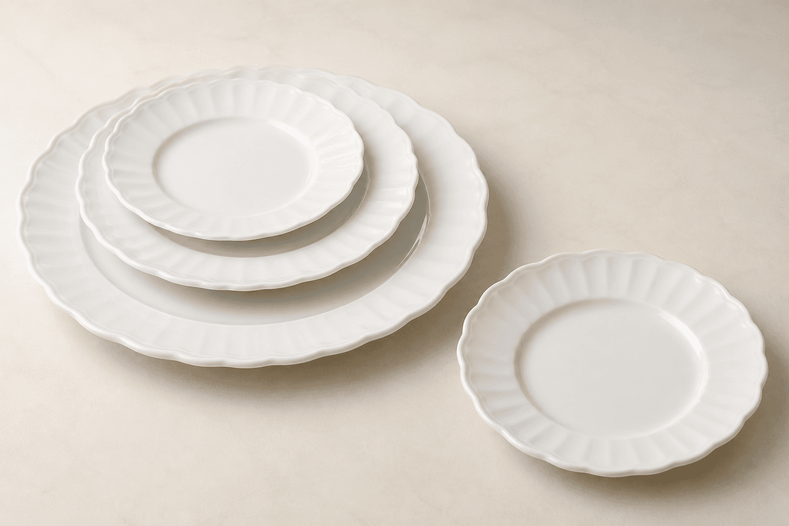 Fluted Rim Collection