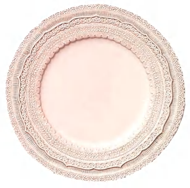 Embossed Lace Plate detail image