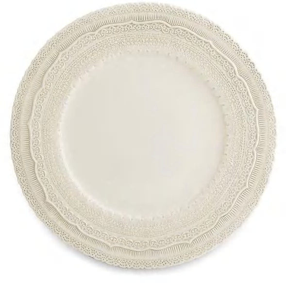 Embossed Lace Plate detail image