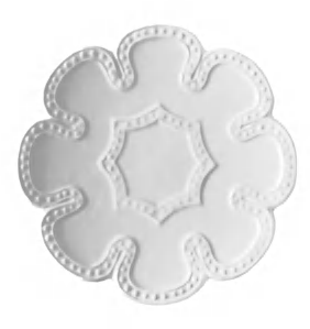 White Embossed detail image