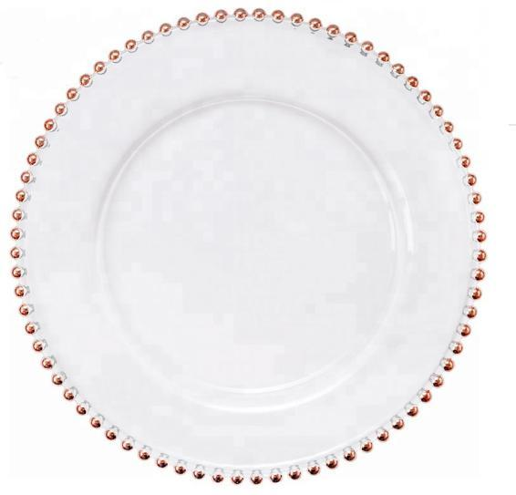 Beaded Glass Plate detail image