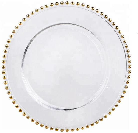 Beaded Glass Plate detail image